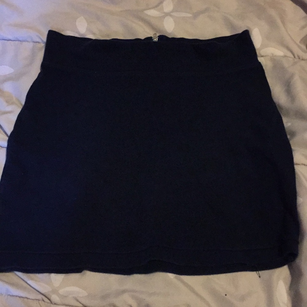 Cloth blue mini skirt